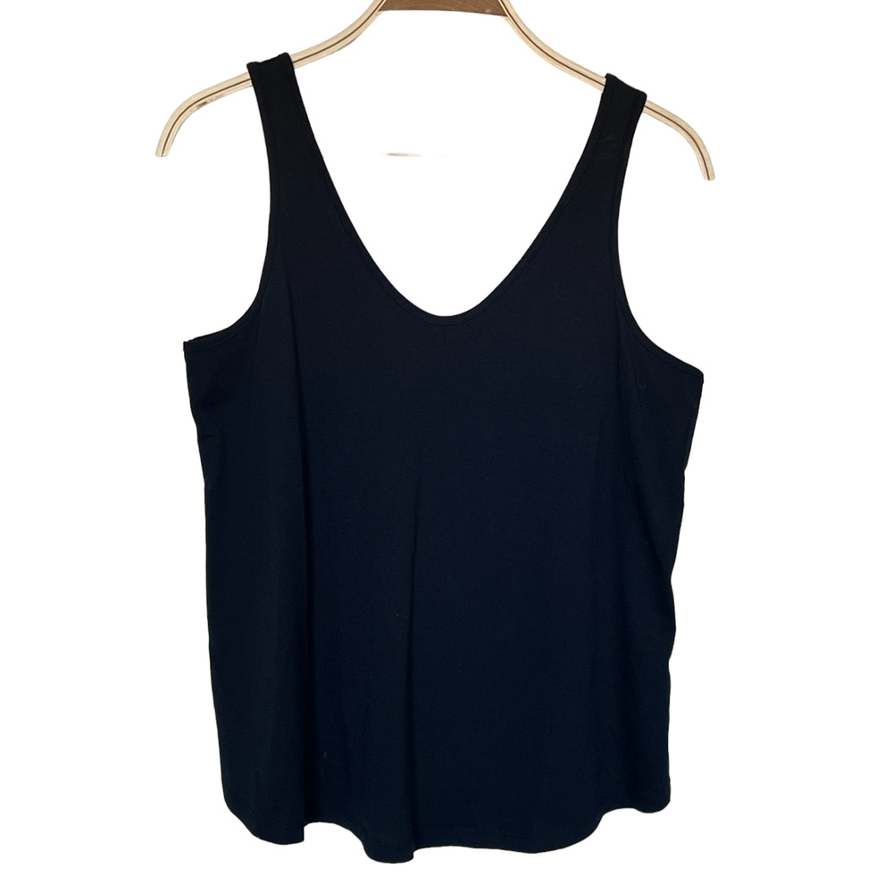 ASOS Maternity 100% Cotton Sleeveless Tank Black 2